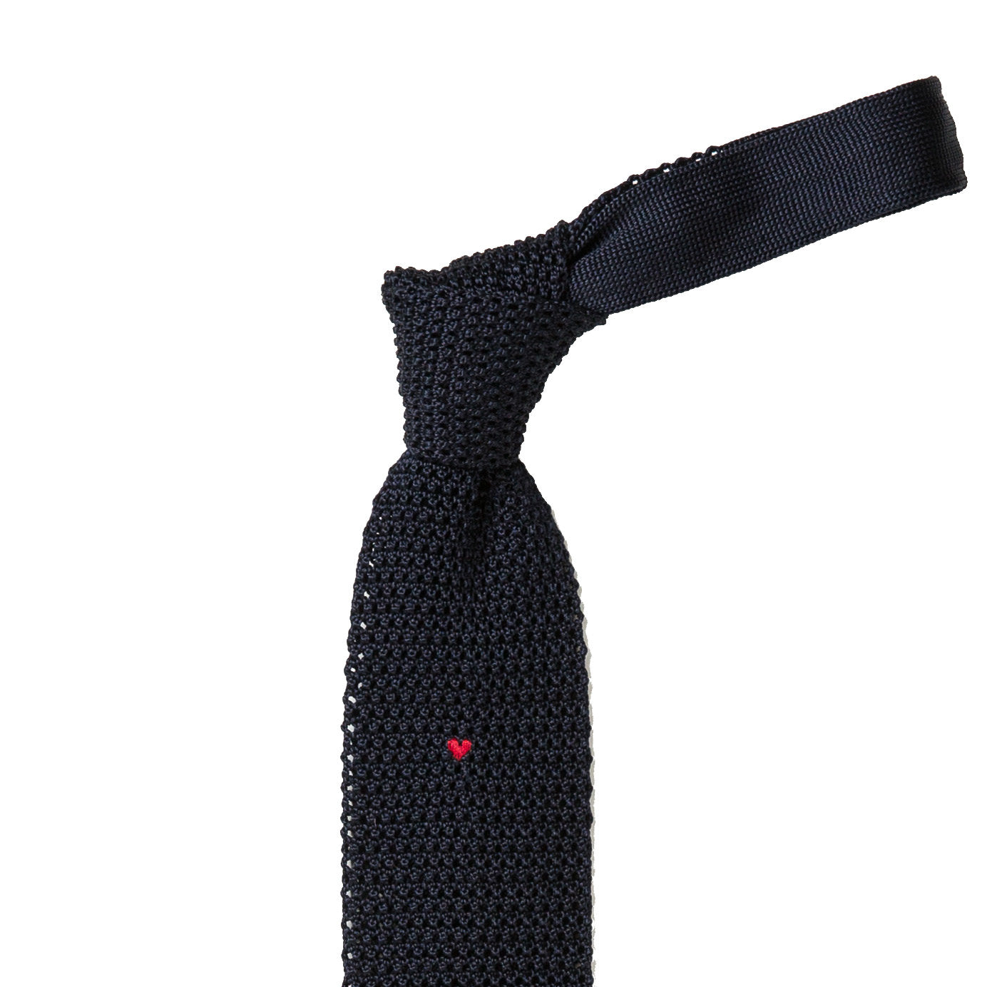 Exclusively for Michael Jondral: Petronius Knit Tie "Cuore" made of pure Silk